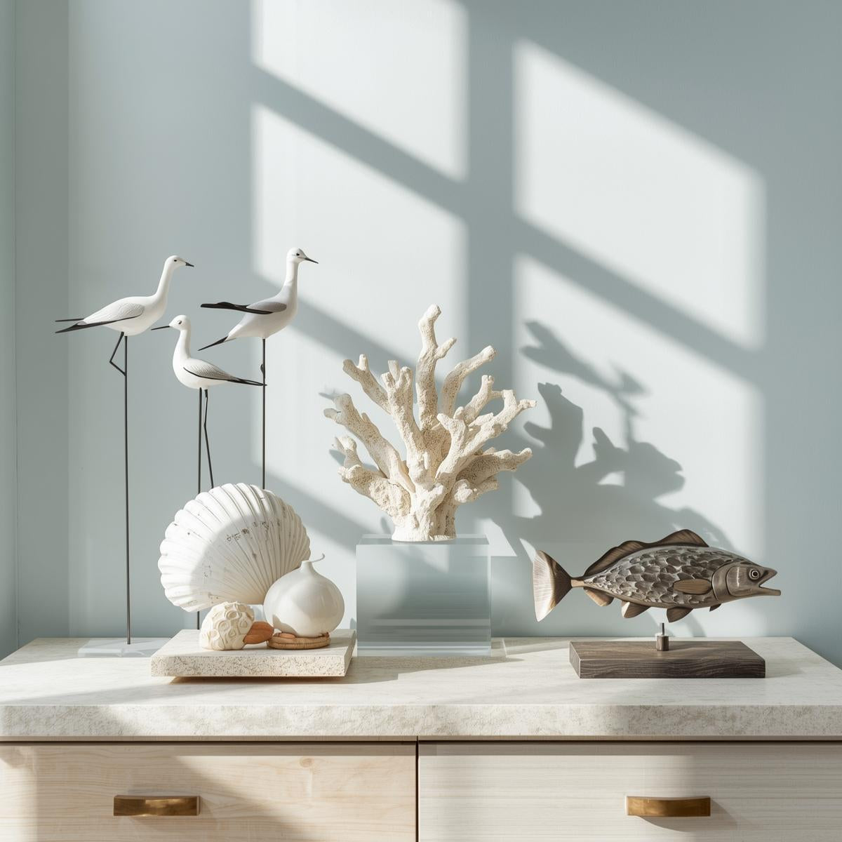 Decorative Coastal Sculptures & Tabletop Accents