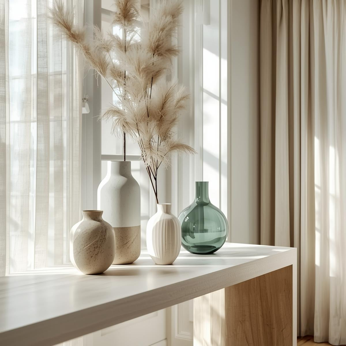 Modern Coastal Decorative Vases