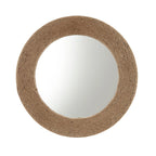 Natural Jute Rope Round Wall Mirror