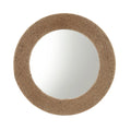 Natural Jute Rope Round Wall Mirror