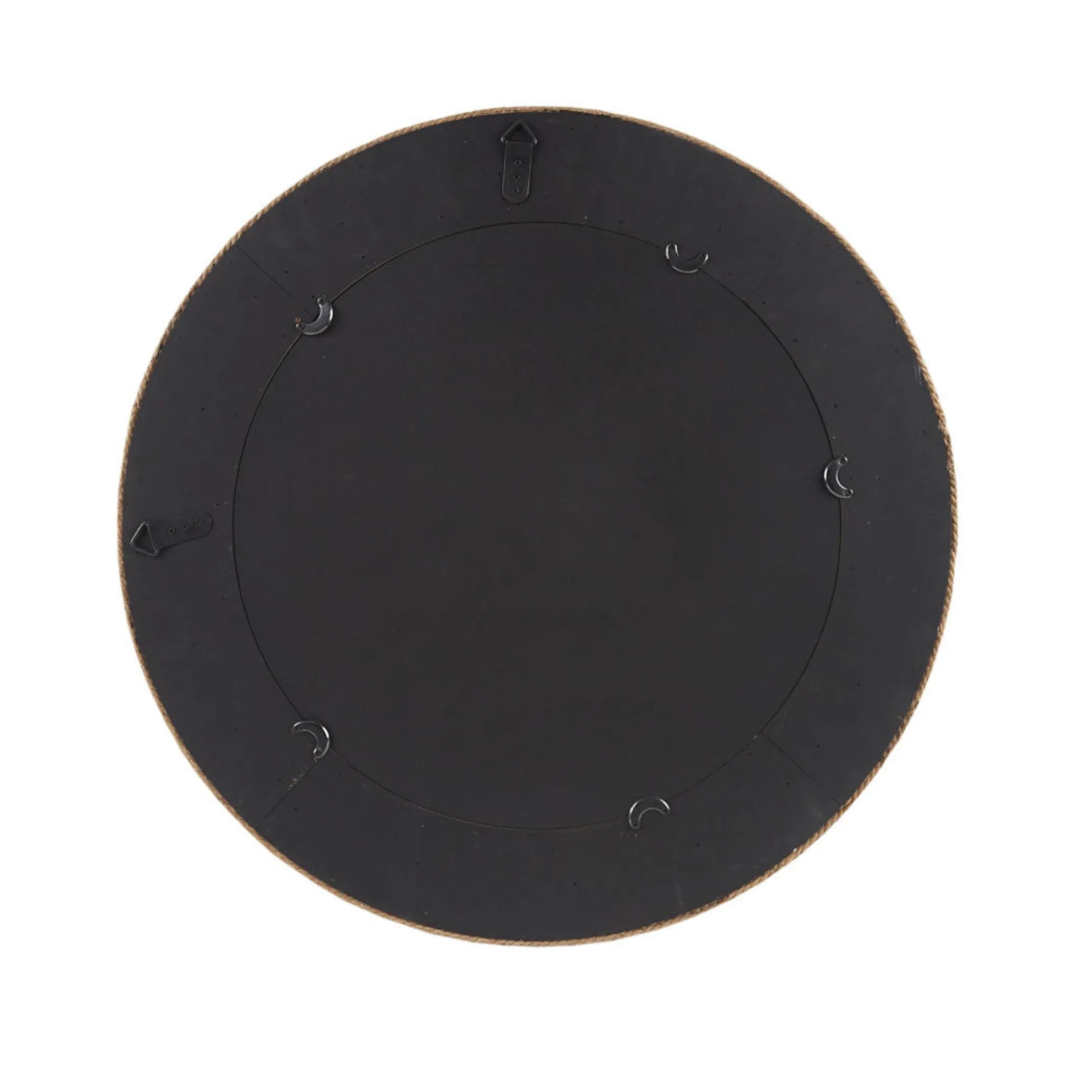 Natural Jute Rope Round Wall Mirror