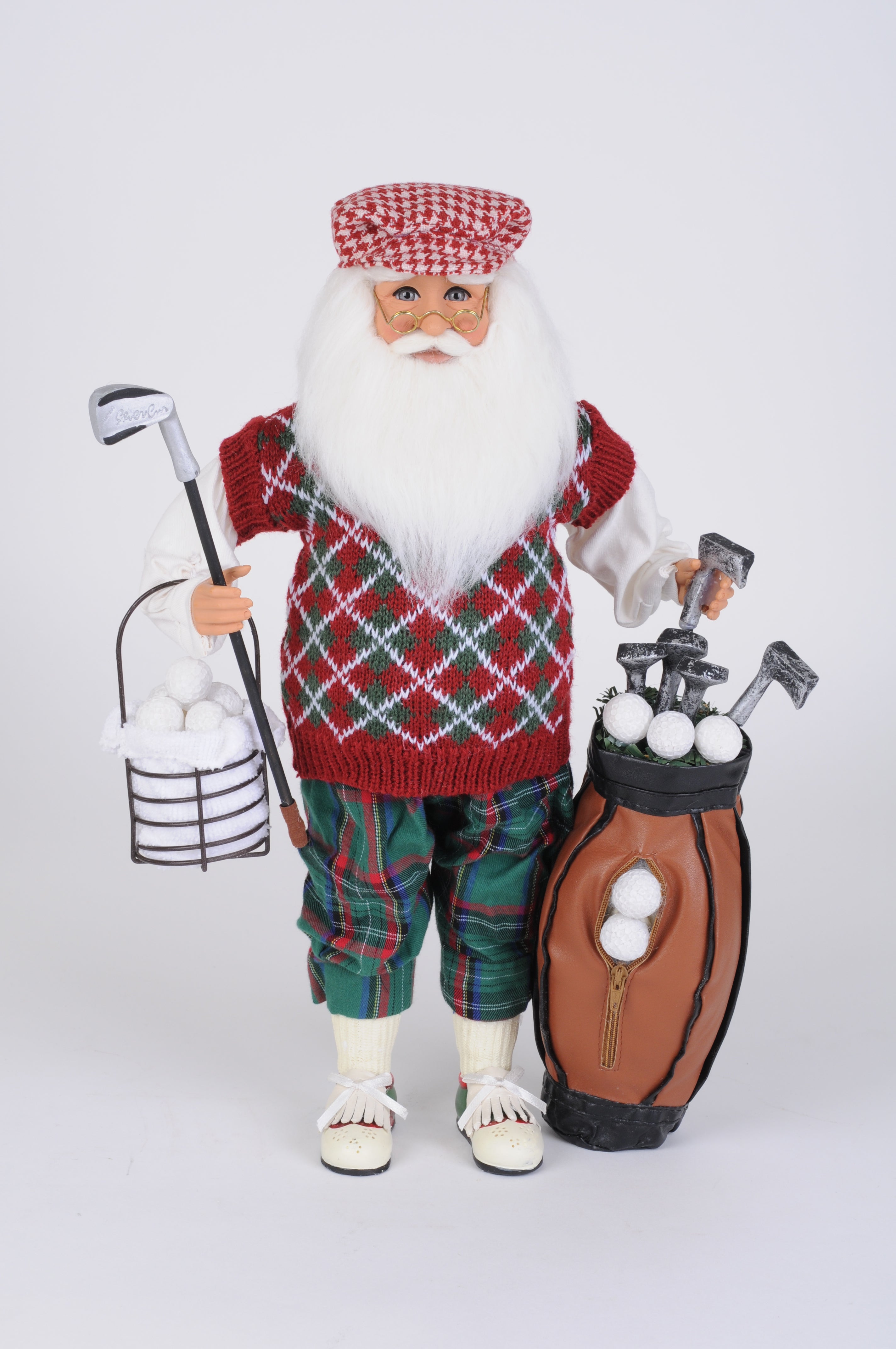 Golf Santa with Basket