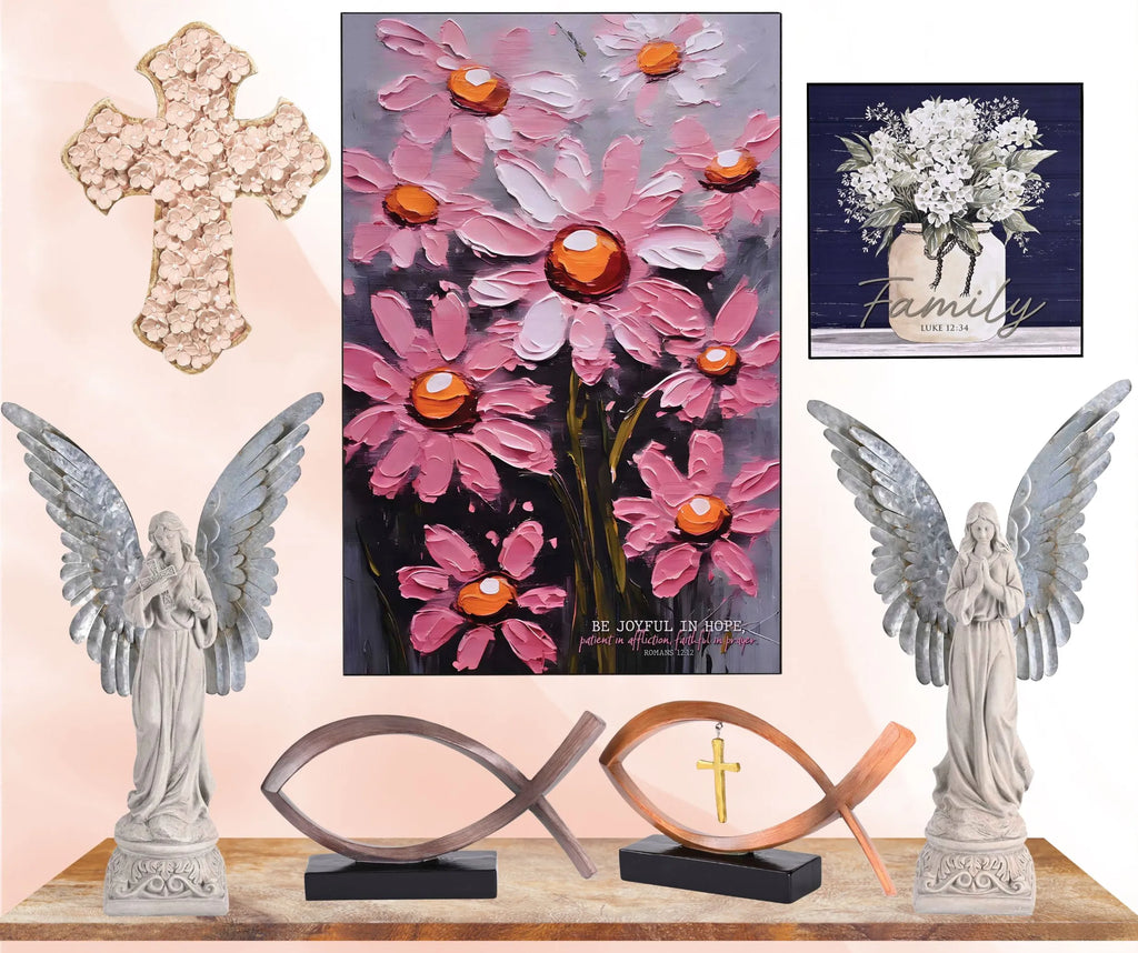 Angel Figurine Praying Detachable Wings