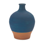 Ceramic Vase with Terra Cotta Accent