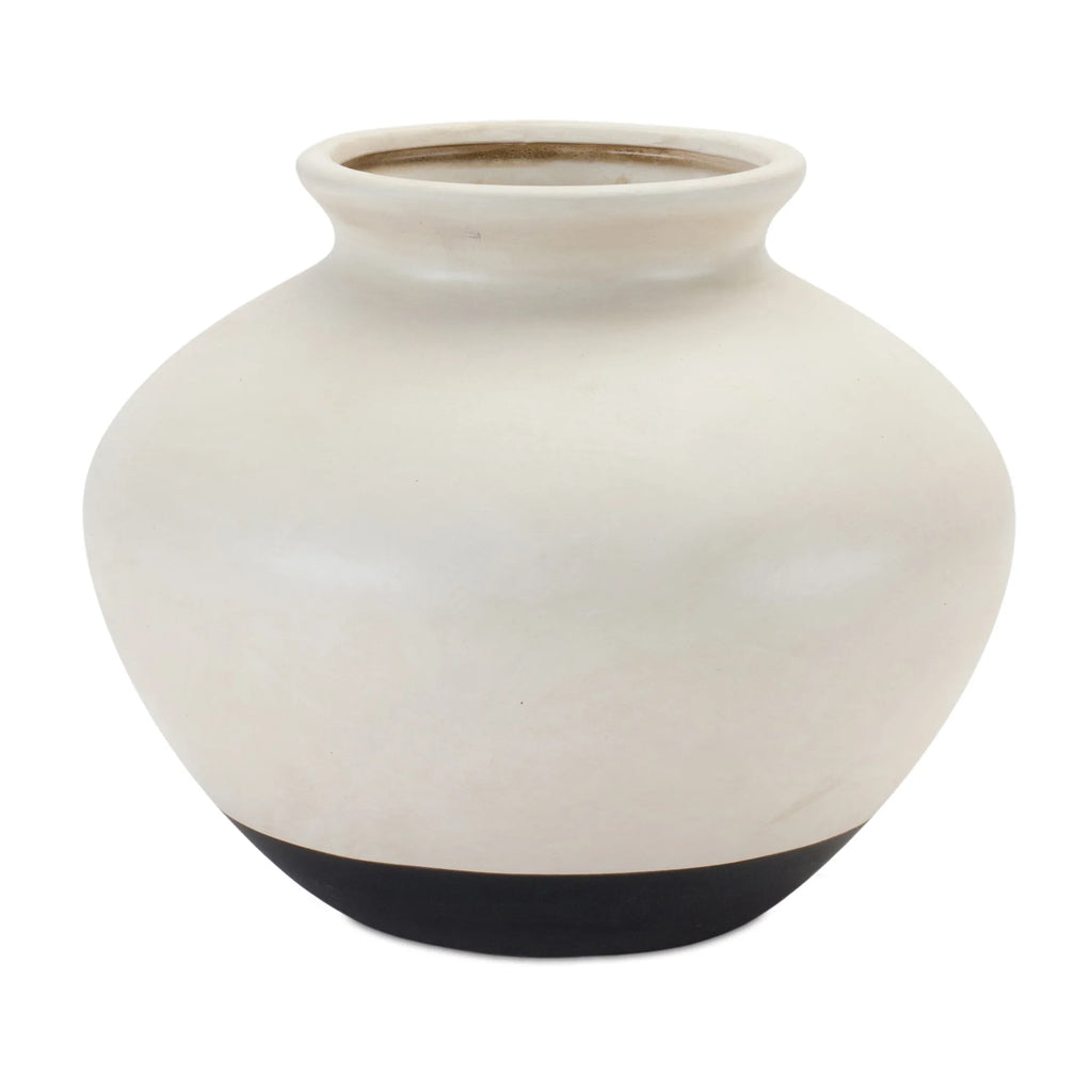 Two Tone Ceramic Vase  - Pack Of: 1 unit | Materials: Ceramic