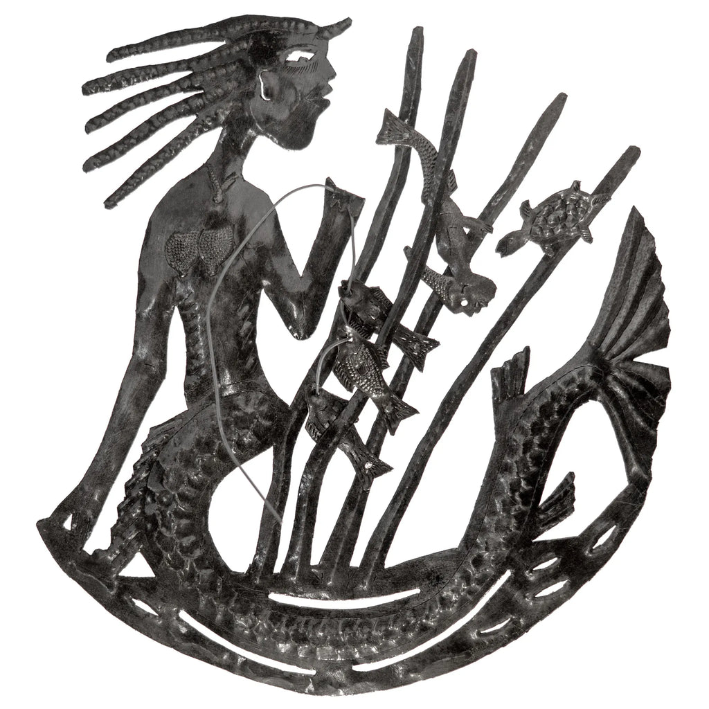 Small Mermaid with Fish