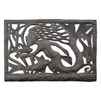 Rect Mermaid with 3 Fish