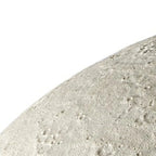 23" Wide White Textured Ceramic Vase