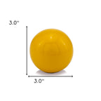 Blue Aluminum Decorative Orb 3 Inch Tabletop Sculpture for Living Room Office Decor