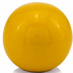 4 Inch Yellow Aluminum Decorative Orb Sculpture For Home Decor Accent Chic Modern Indoor Outdoor Metal Art