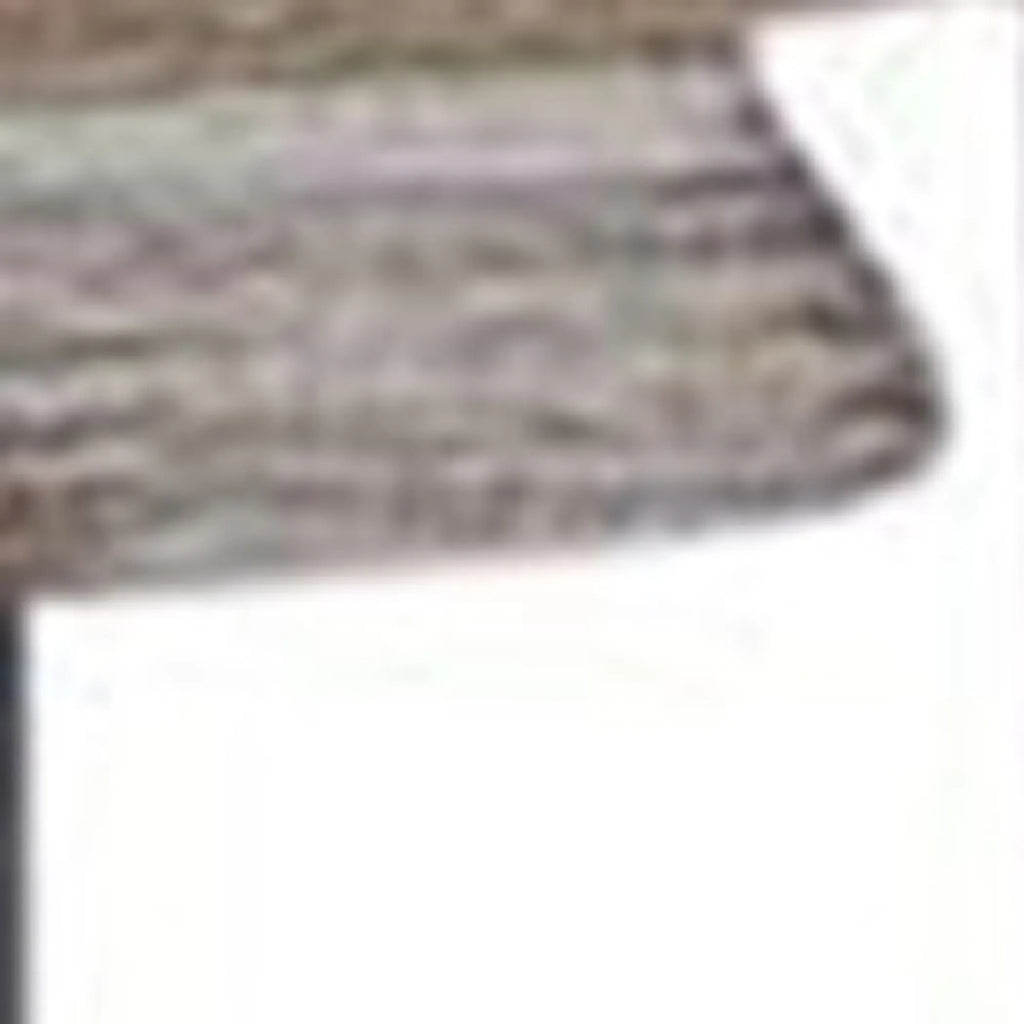 9" Brown Metal And Wood School Of Fish Tabletop Sculpture