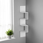 Wood Wall Mounted Corner Shelf