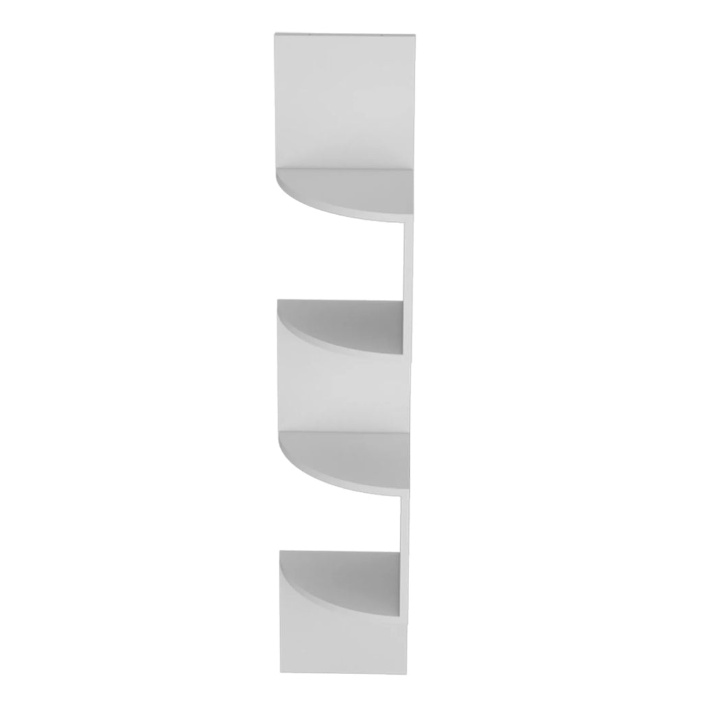 Wood Wall Mounted Corner Shelf