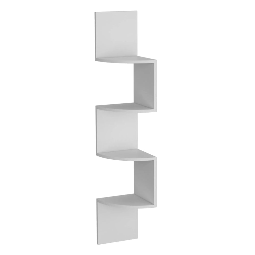 Wood Wall Mounted Corner Shelf