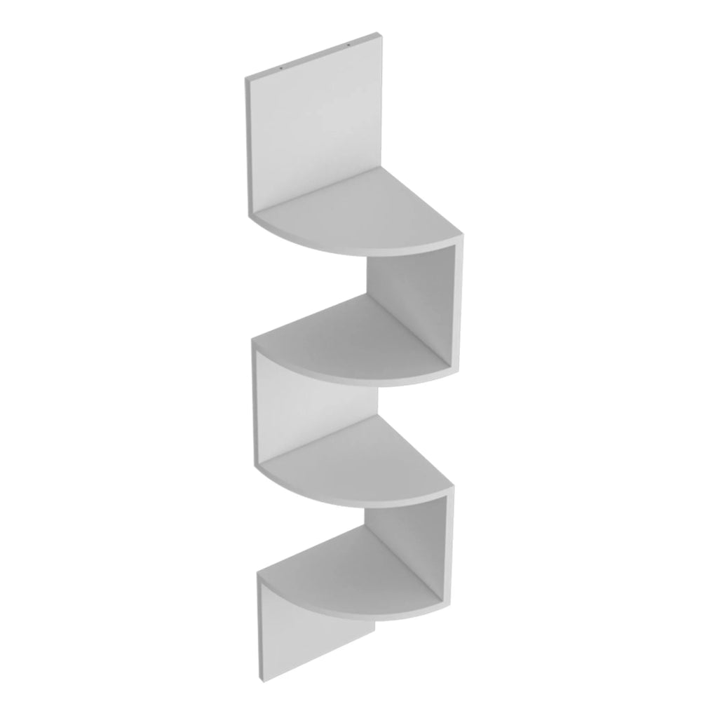 Wood Wall Mounted Corner Shelf