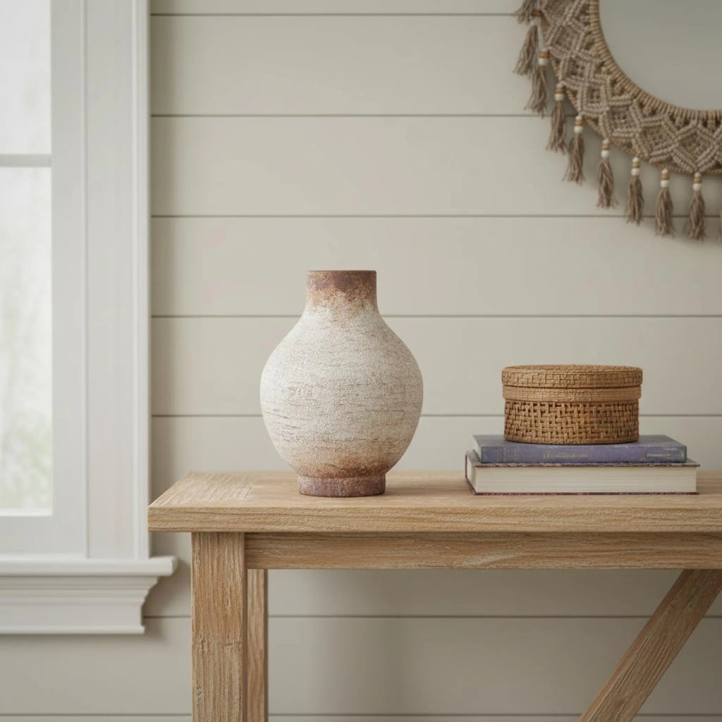 Round Ceramic Table Vase