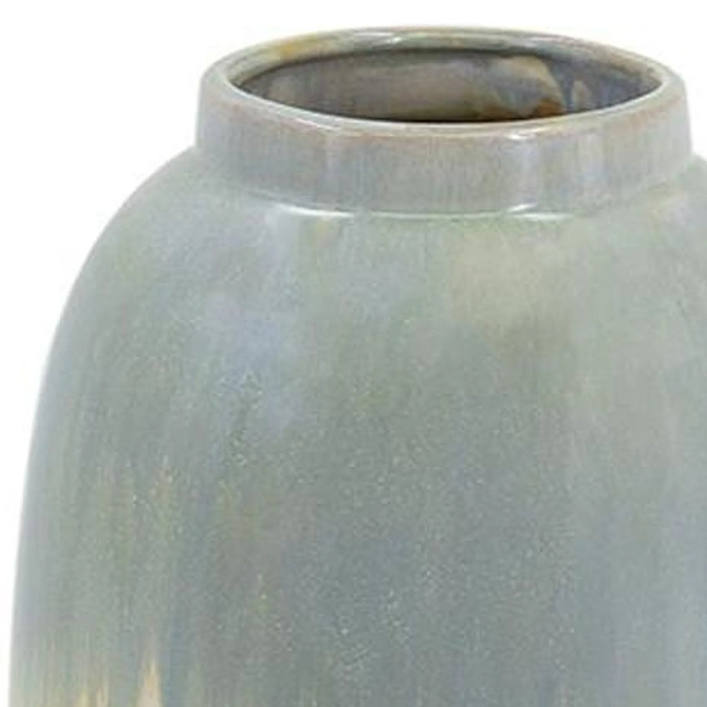 Reactive Glaze Ceramic Cylinder Table Vase