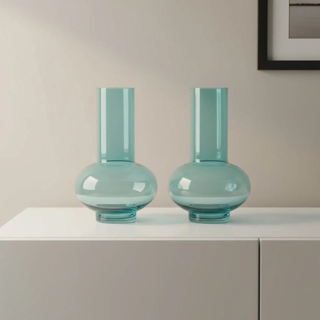 Glass Round Table Vases