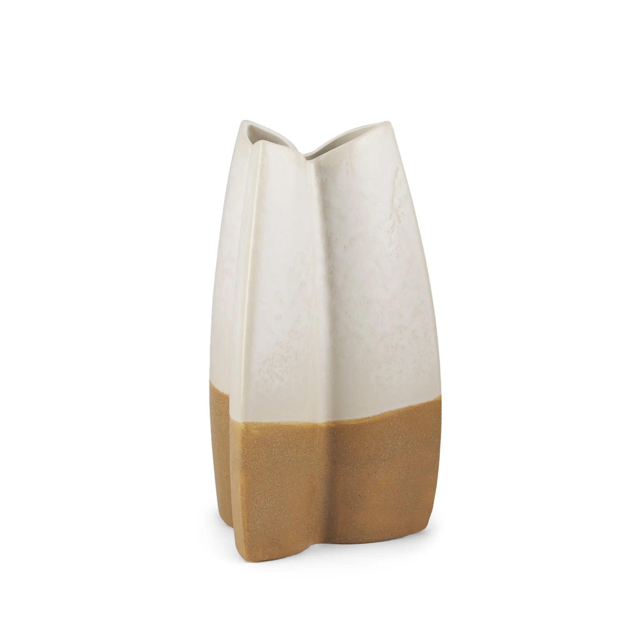 Color Block Ceramic Table Vase
