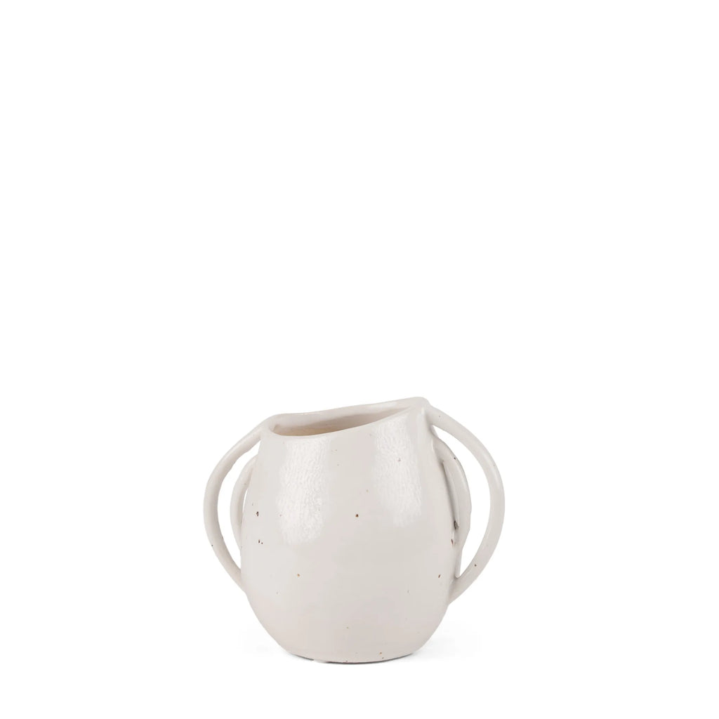 Speckle Ceramic Amphora Table Vase