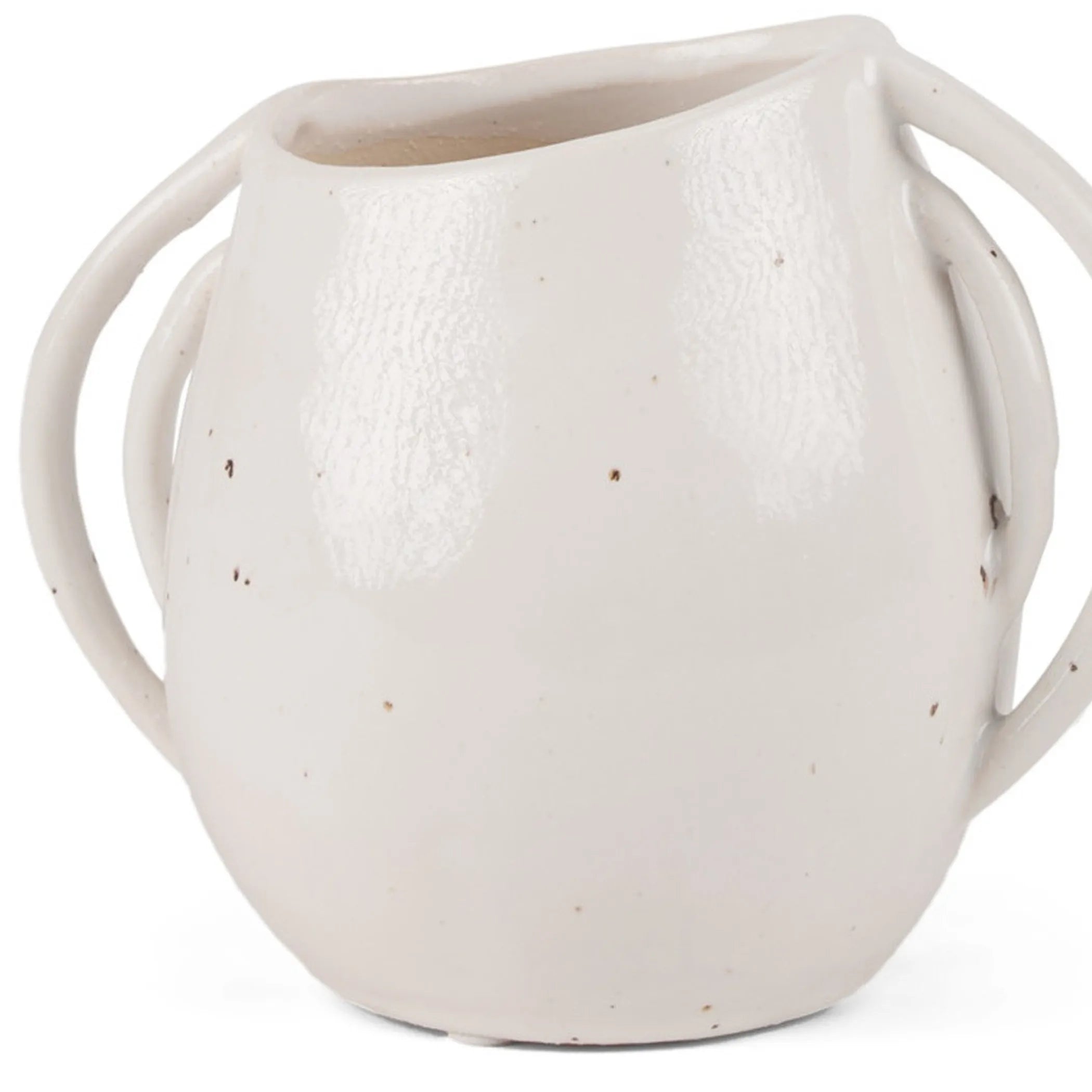 Speckle Ceramic Amphora Table Vase