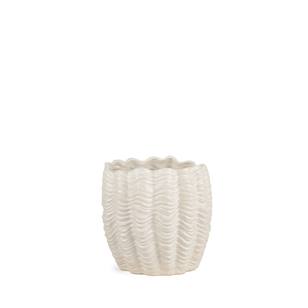 Ceramic Sculptural Waves Table Vase