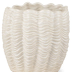 Ceramic Sculptural Waves Table Vase