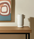 Ceramic Cylinder Table Vase With Handles