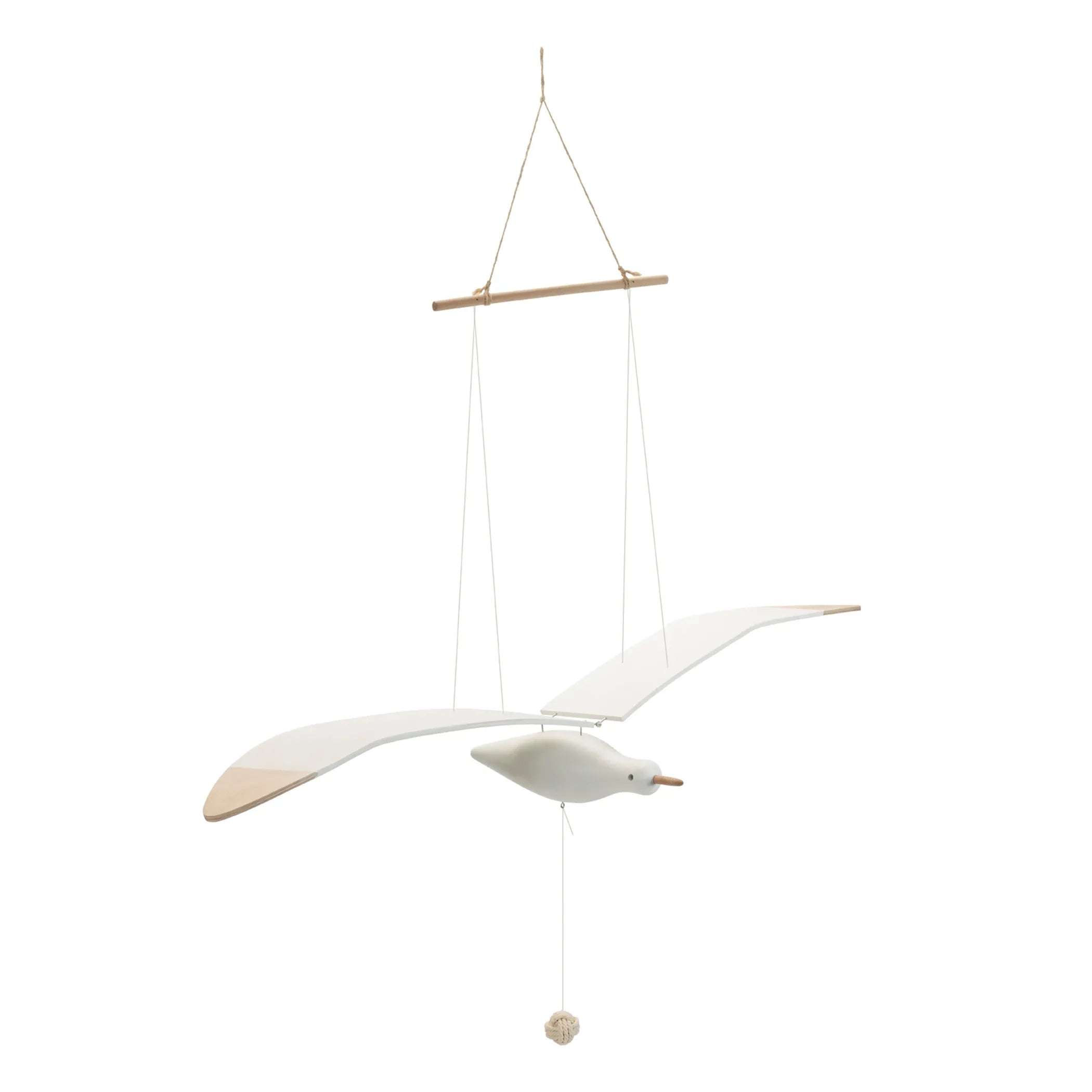Hanging Seagull Decorative Sculpture
