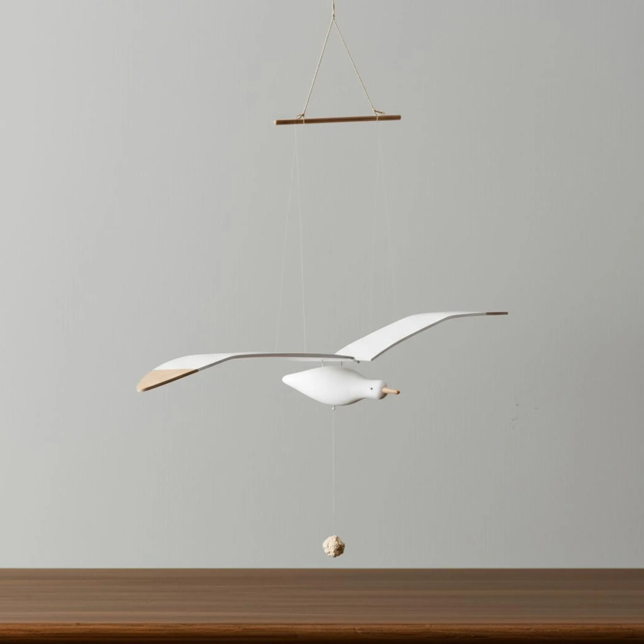 Hanging Seagull Decorative Sculpture