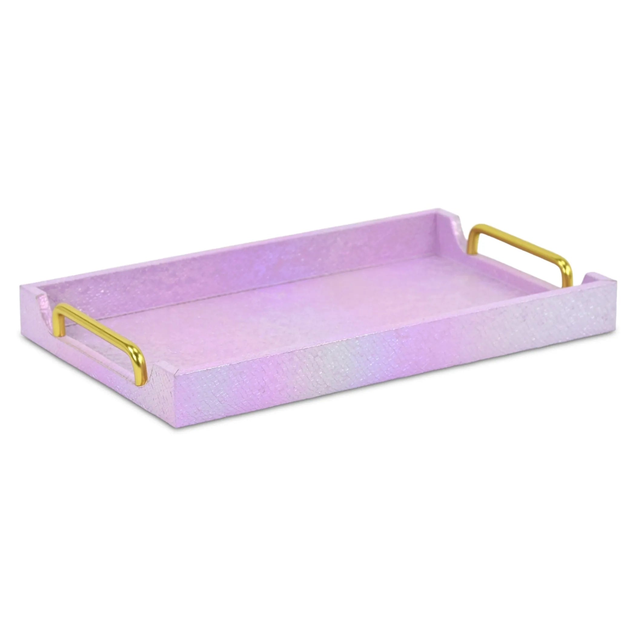 Faux Sha Serving Tray With Handles