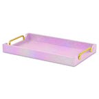 Faux Sha Serving Tray With Handles
