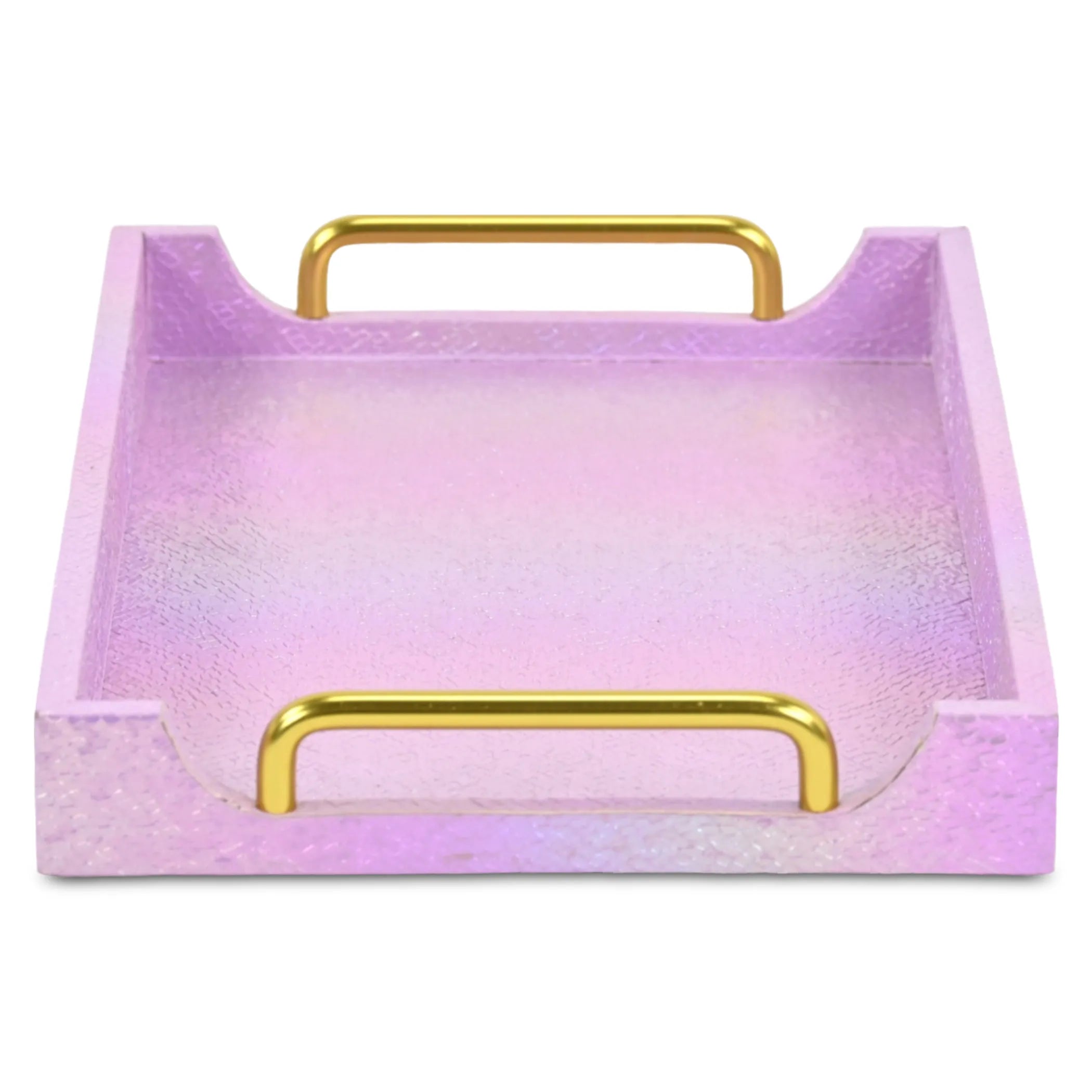 Faux Sha Serving Tray With Handles