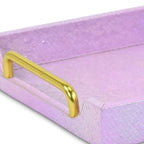 Faux Sha Serving Tray With Handles