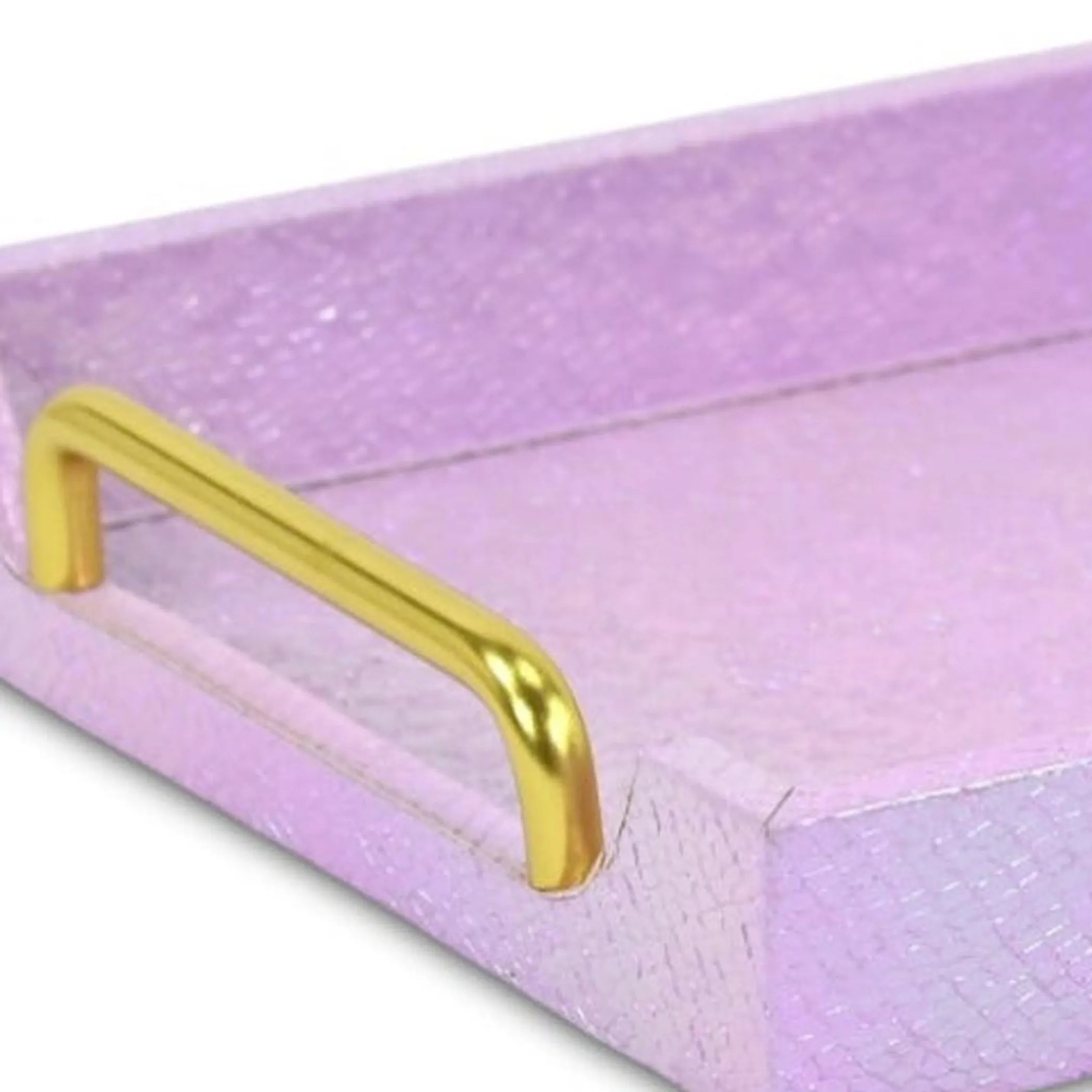 Faux Sha Serving Tray With Handles