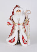 Lighted Crimson Royale Santa