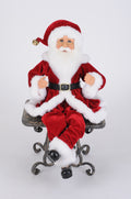 Traditional Poseable Santa (Set of 2)