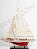 Painted Endeavour 24 Model Sailboat