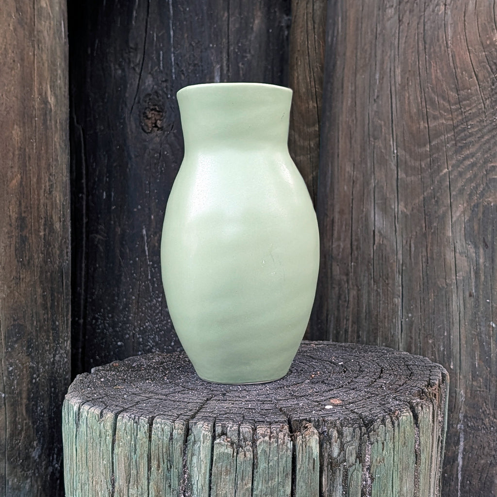 Seafoam Rope Accent Decorative Vase