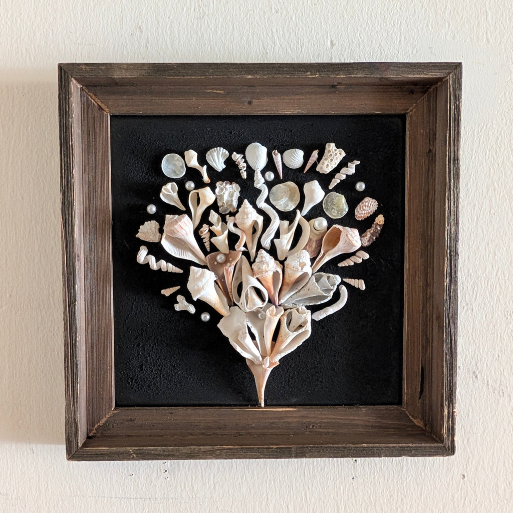 Coastal Shell Bouquet Wall Art – Original by Dani Prado