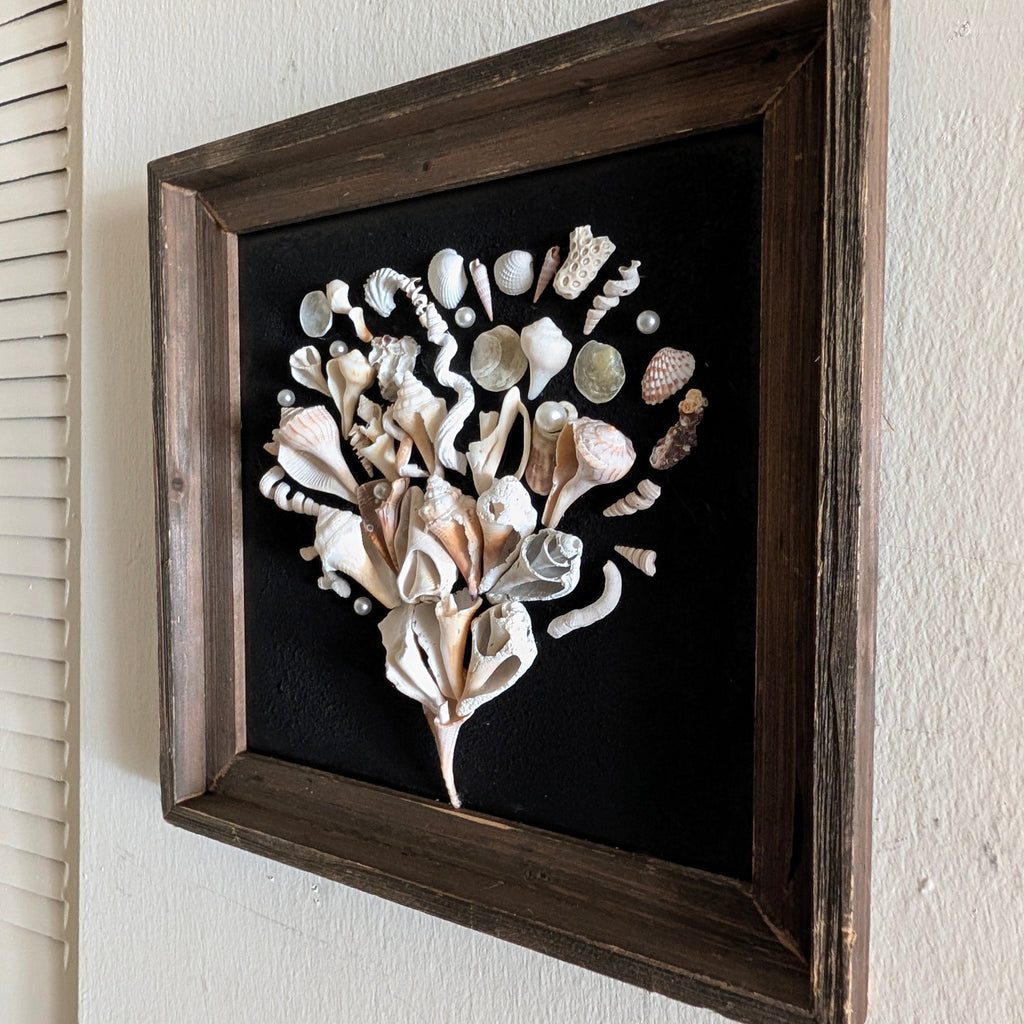Coastal Shell Bouquet Wall Art – Original by Dani Prado