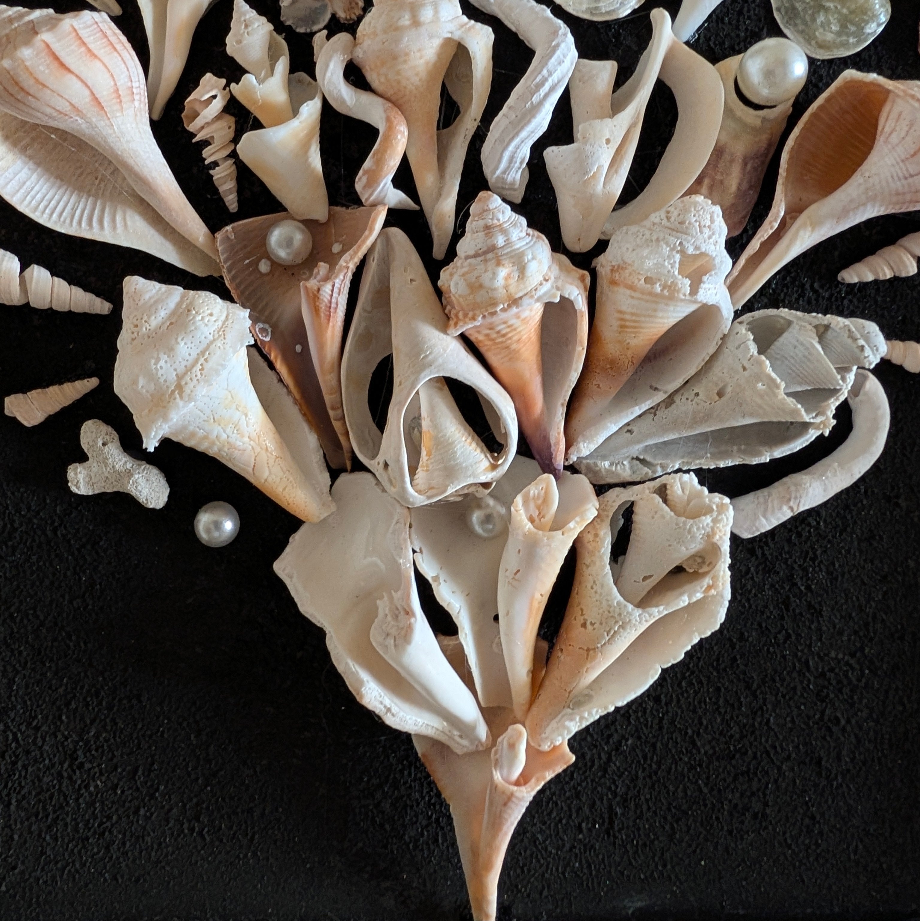 Coastal Shell Bouquet Wall Art – Original by Dani Prado