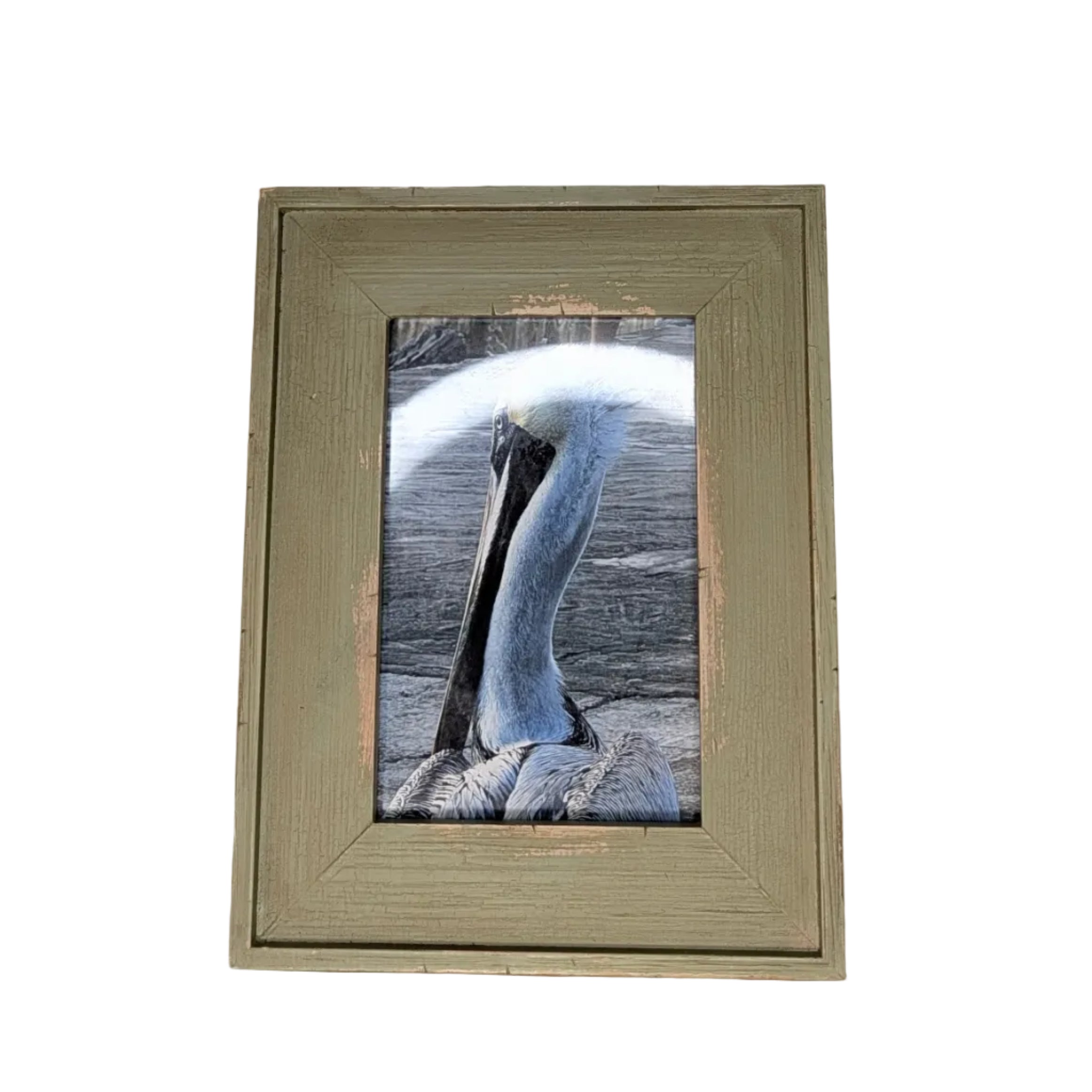 Distressed Coastal Wood Frame – 4x6