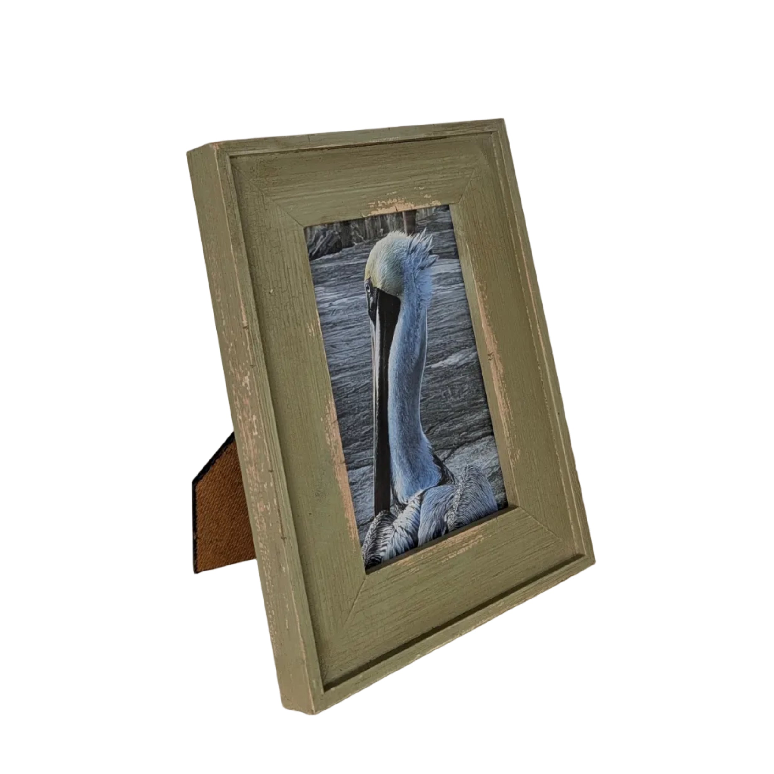 Distressed Coastal Wood Frame – 4x6