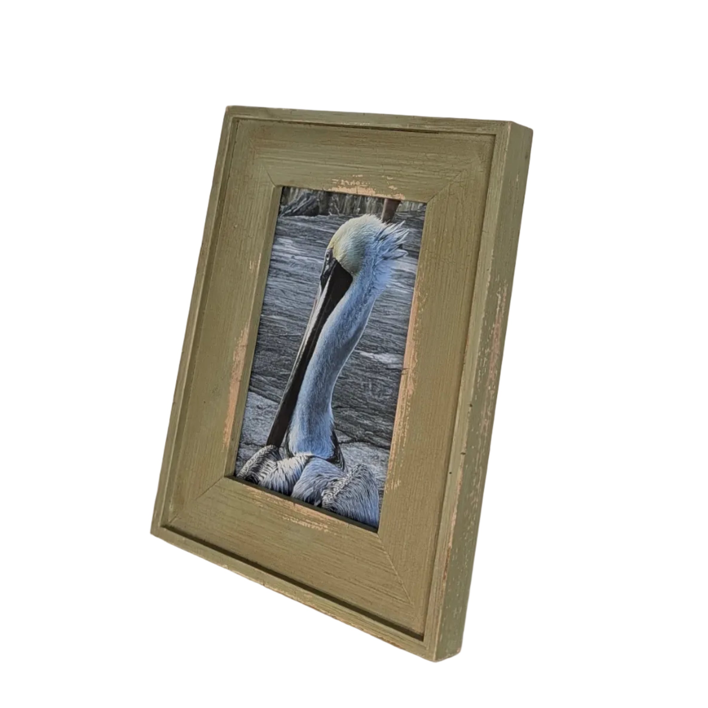 Distressed Coastal Wood Frame – 4x6
