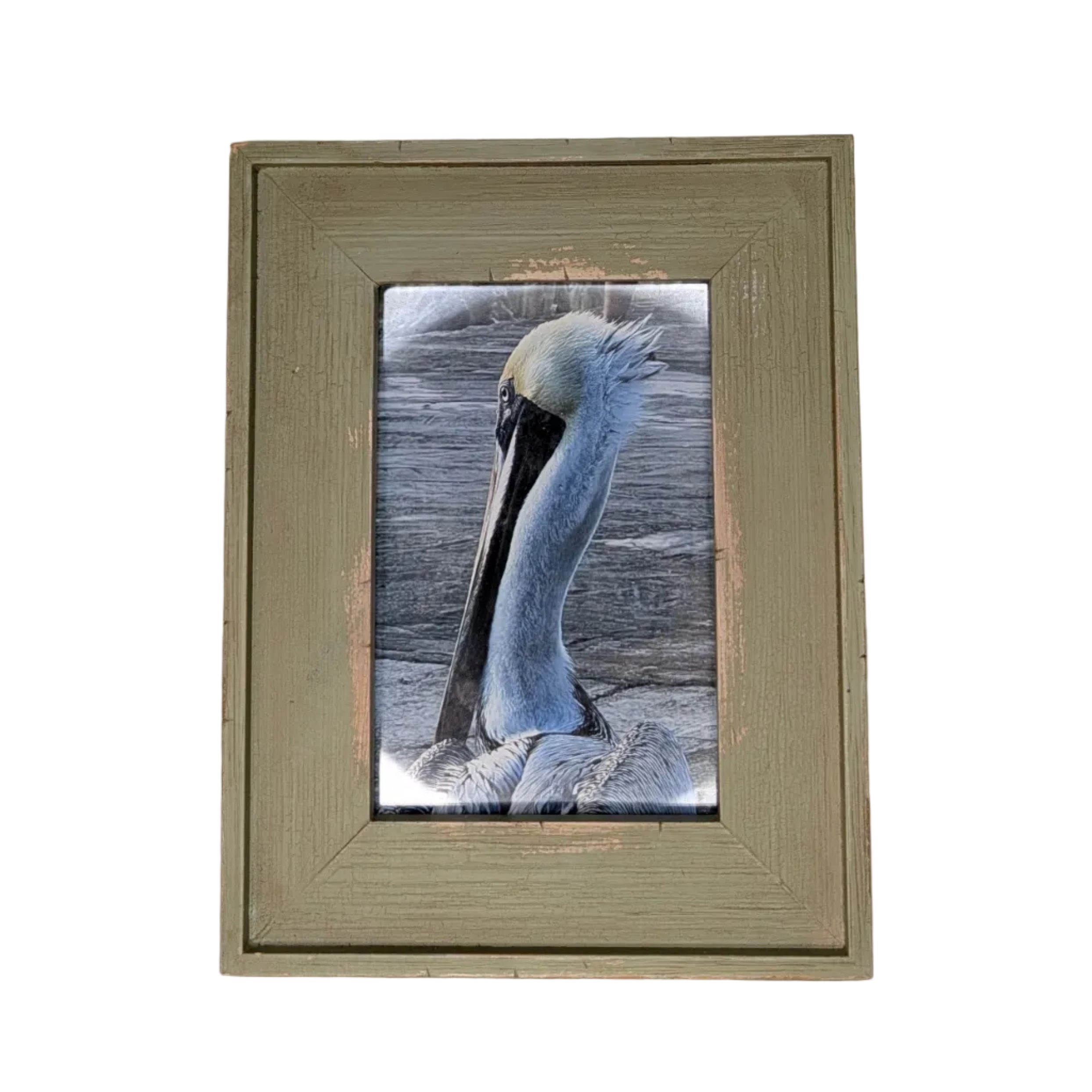 Distressed Coastal Wood Frame – 4x6