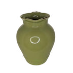 Green Coastal Ceramic Pitcher Vase – 7.5"