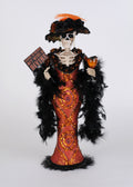 Wine Divine Lady Skeleton (orange)