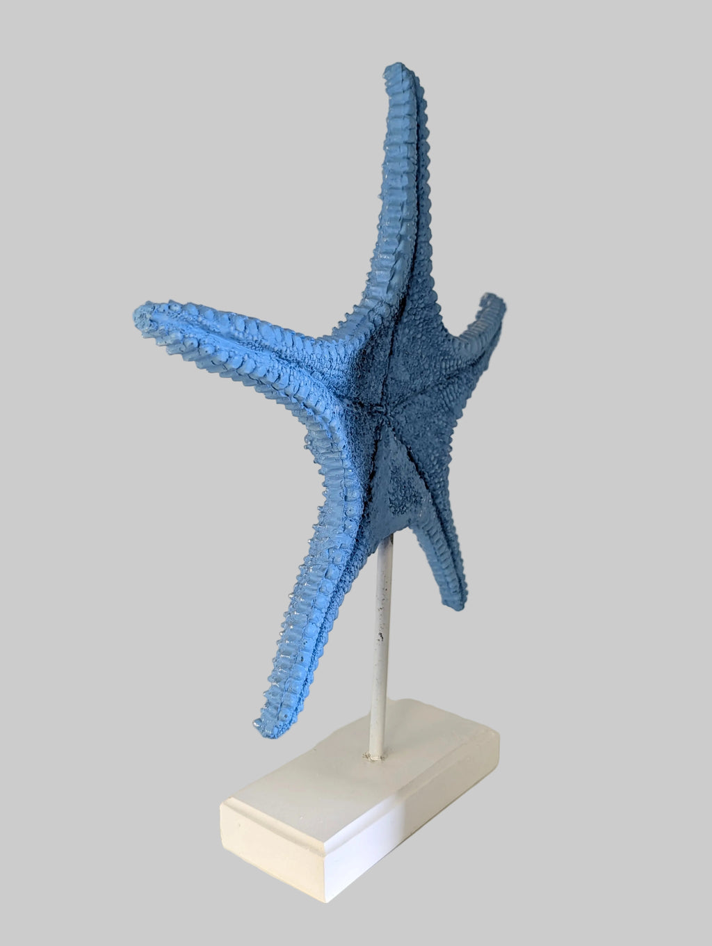 Coastal Blue Starfish Decorative Sculpture