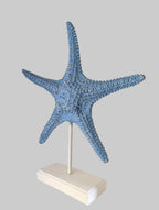 Coastal Blue Starfish Decorative Sculpture